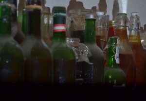 dust and bottles